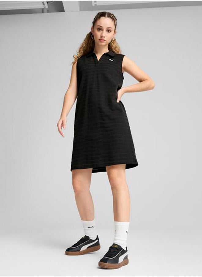 Sleeveless Polo Dress