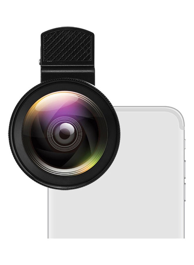 Universal Mobile Phone 0.45X Wide Angle 12.5X Macro HD Lens for iPhone Android 13 x 8.5 x 5cm Silver/Black