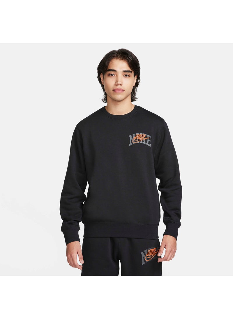 Men's Club Fleece Long-Sleeve Sweatshirt