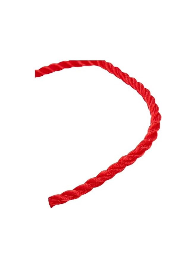 The Bros Plastic Rope 35 Yards Length 8 mm Diameter | High-Strength Nylon Rope for Docks, Marine Mooring Lines, Camping, Climbing, Rescue and Multipurpose, Mix Colours Yellow,Blue,Red,Orange and Green