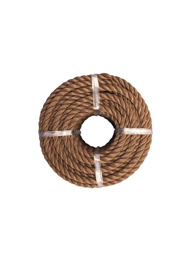 The Bros 5011635 Twisted Polypropylene Rope, 1/2 by 50 Feet, Brown