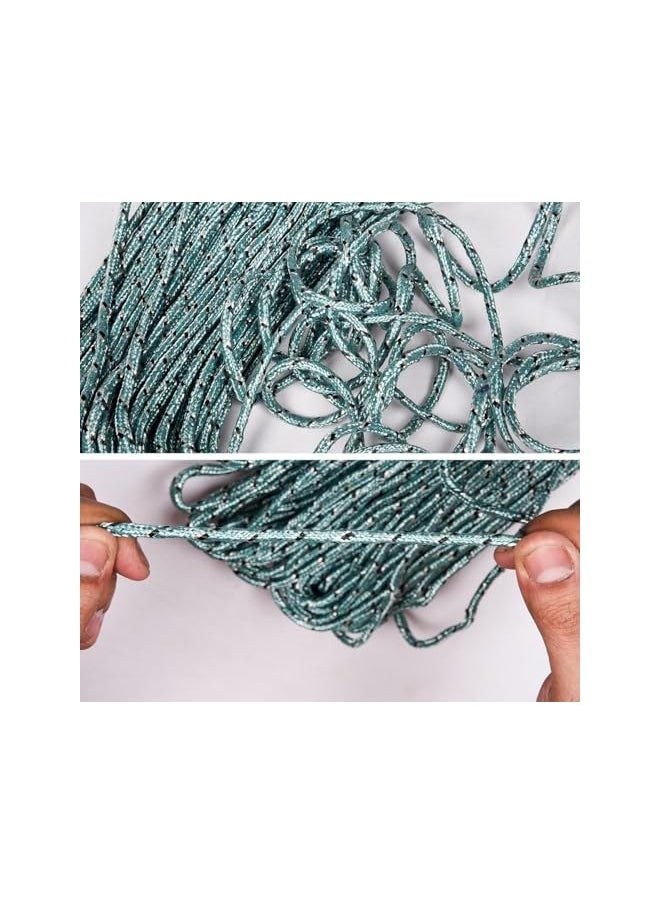 The Bros 20 Meter Multicolor Nylon Braided Cotton Rope – Versatile and Durable for Crafting, Outdoor Activities, and Decoration