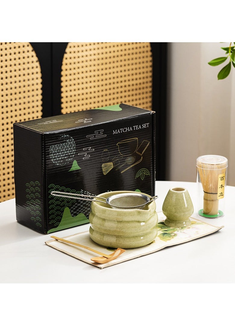 7PCS Matcha Whisk Set Bamboo Matcha Tools for Stirring Matcha Tea Matcha Tea Tool Matcha Tea Set Traditional Tea Set