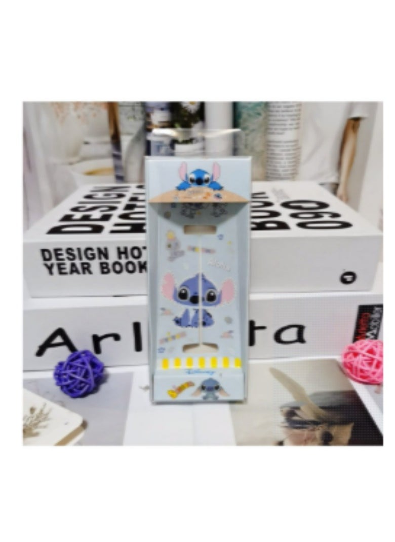 Stitch Cartoon Skin Feel Silicone High Quality Watch Sky Blue