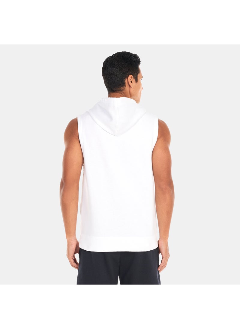 Men's Curry Fleece Sleeveless Basketball Hoodie