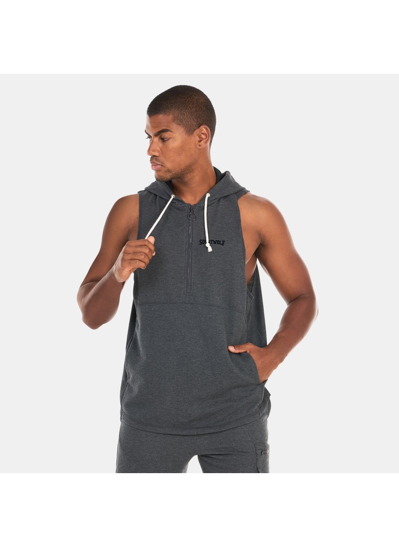 Men's Sleeveless Hoodie