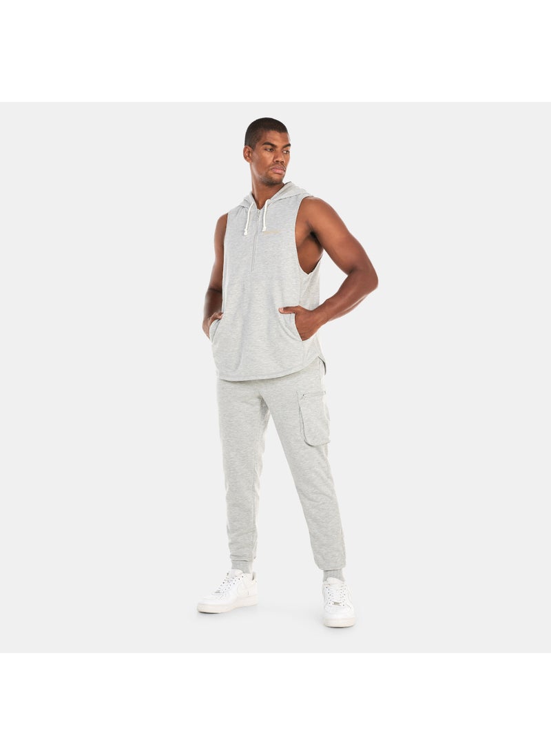 Men's Sleeveless Hoodie