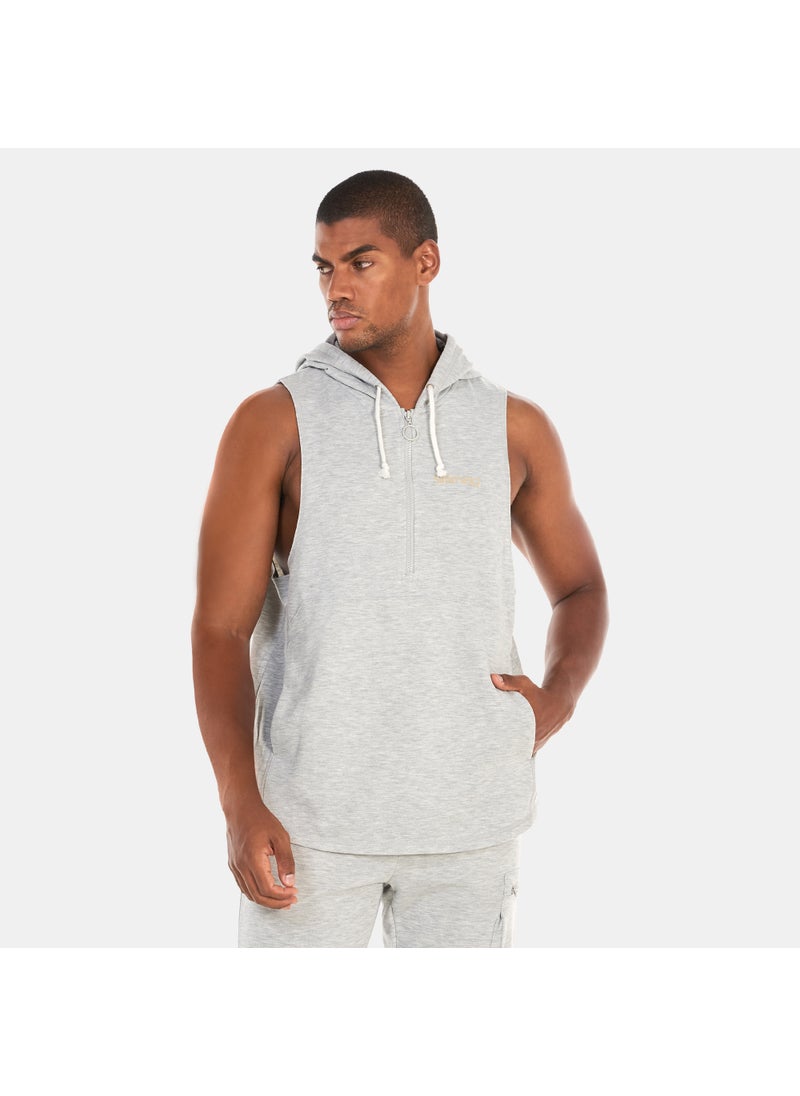Men's Sleeveless Hoodie