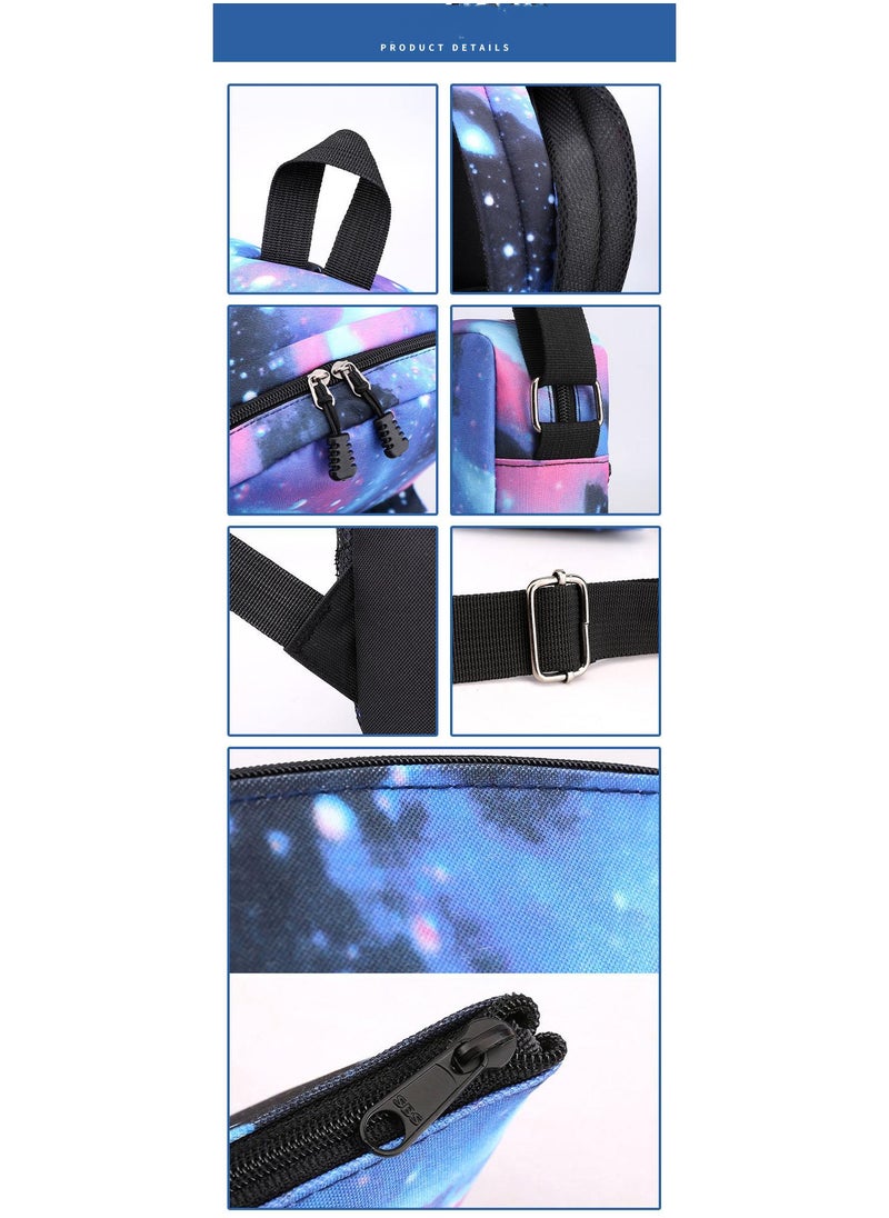 3 Pcs Set Battle For Dream Island School Bag Satchel Pencil Case Set Anime Battle For Dream Island Gifts For Kids Game Fans