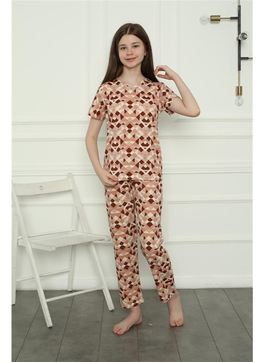 Girl's Combed Cotton Pajama Set 20396
