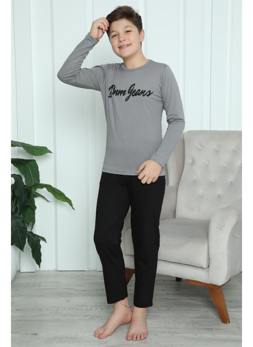 Boy's Combed Cotton Pajama Set 20416