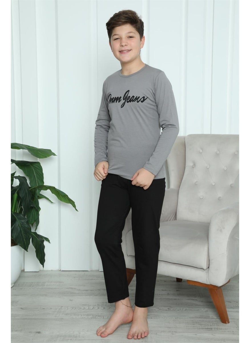 Boy's Combed Cotton Pajama Set 20416