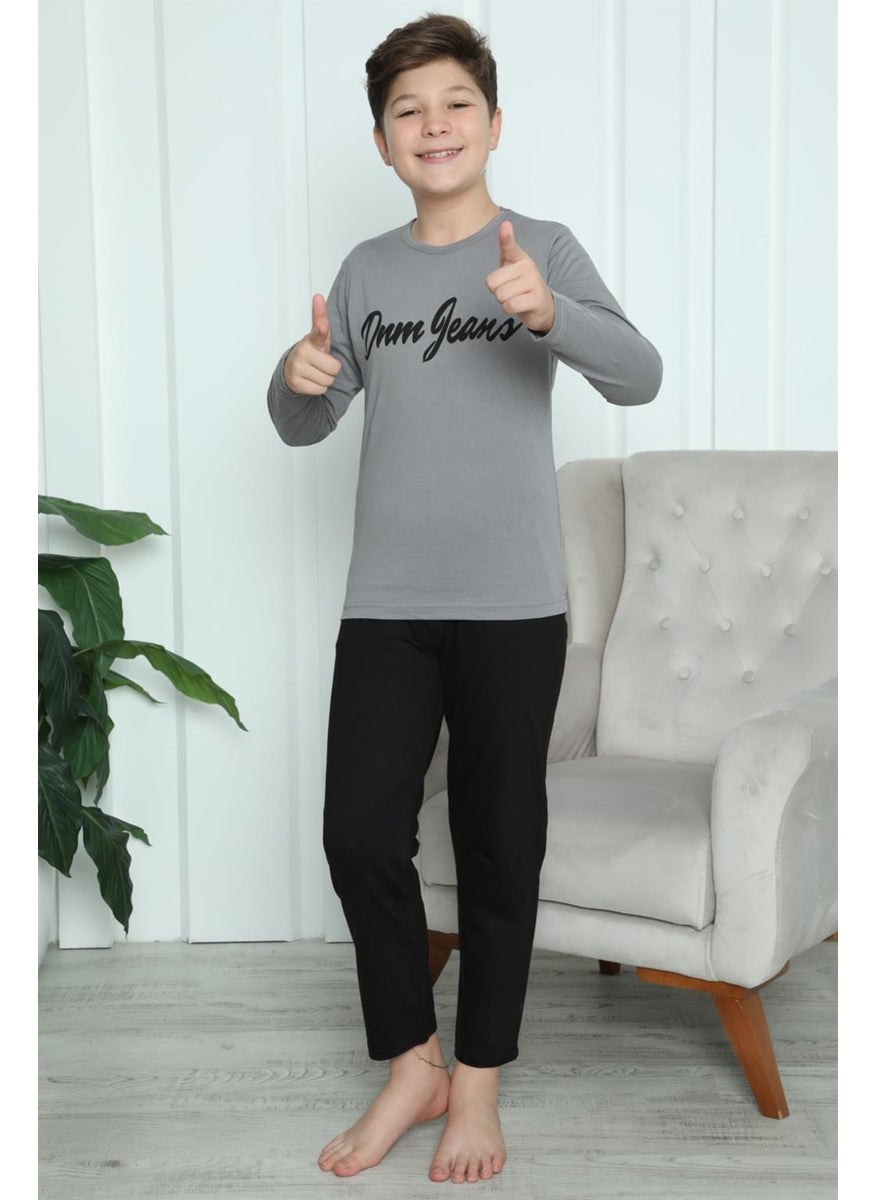 Boy's Combed Cotton Pajama Set 20416