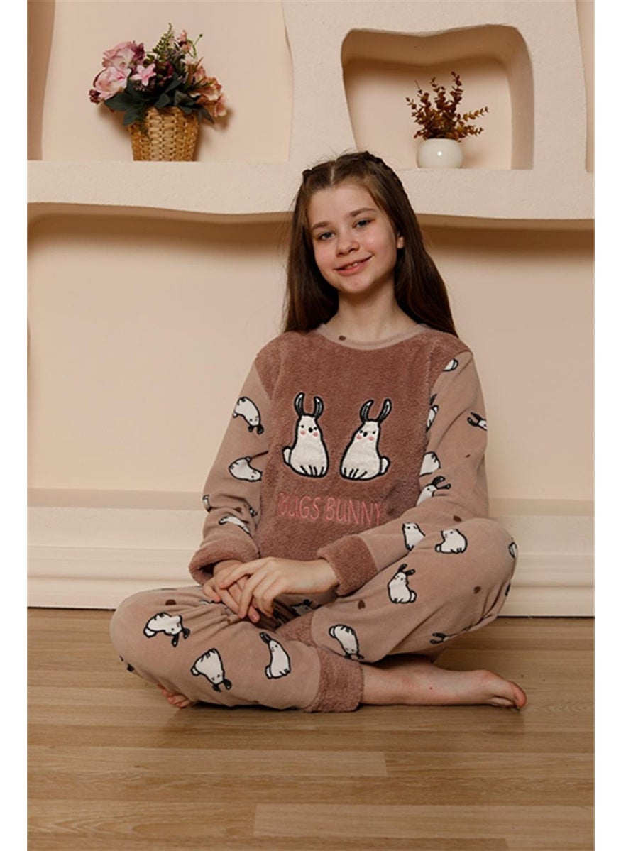 Girls Welsoft Polar Mink Pajama Set 20524