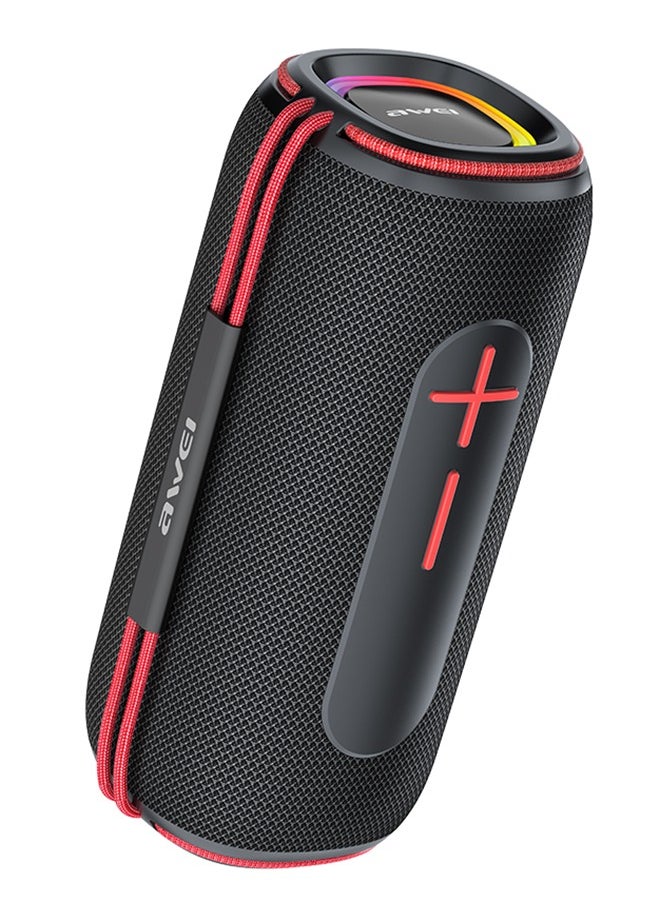 Portable Bluetooth Speaker, 360 degree surround sound, IPX5 waterproof, supports TWS tandem, 10W dual speakers, long 2400mAh battery life - Great for outdoor parties, camping, beach and home use - High-performance sound system, high value and good sound quality