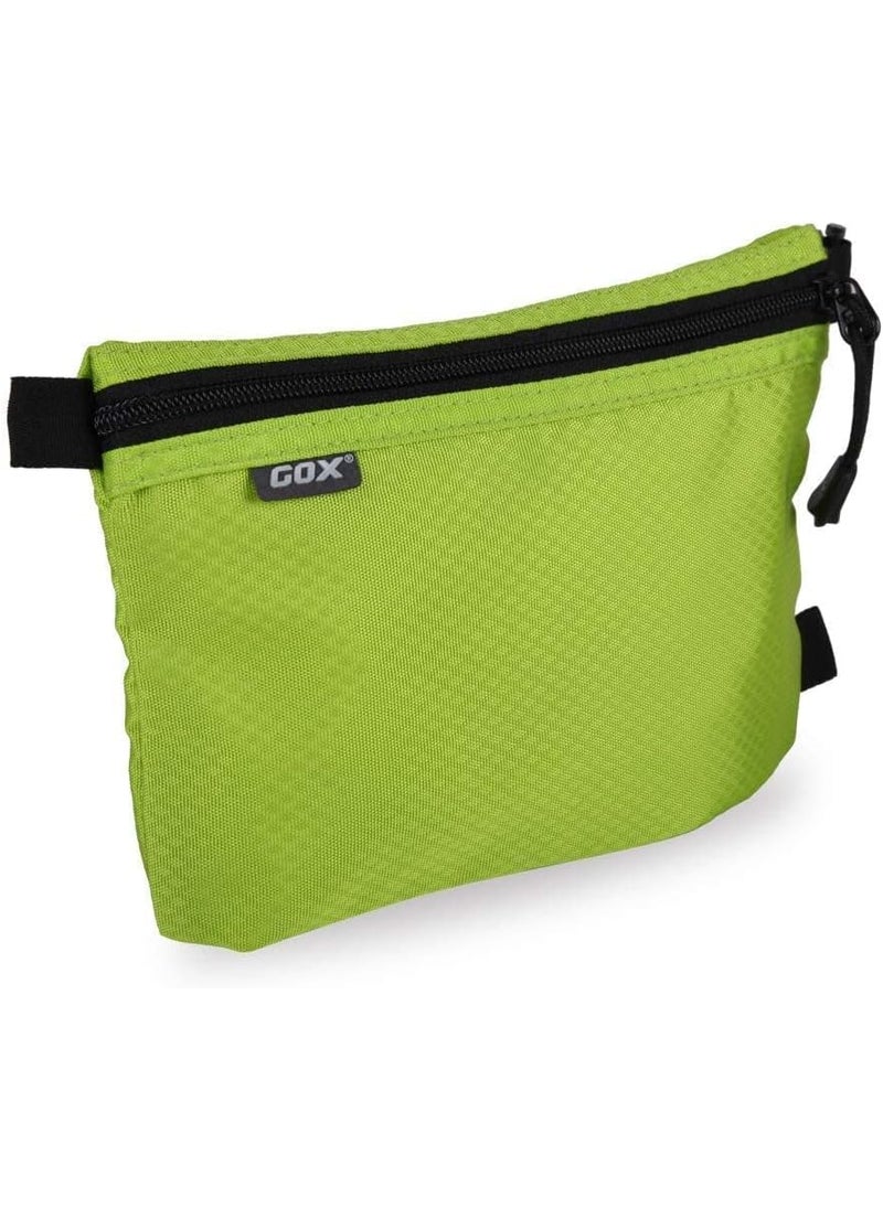 GOX Small Toiletry Bag for Men Bulk Cosmetic Bag Dopp Kit Carry On Zipper Pouch Organization Nylon Small Packing Sack Waterproof