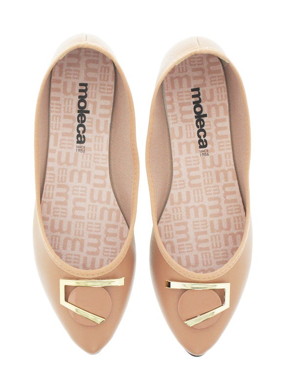 Moleca Ladies Ballerinas Nude | Made In Brazil