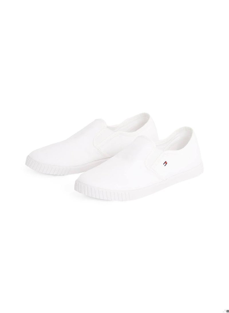 Women's Canvas Espadrilles- Cotton, White