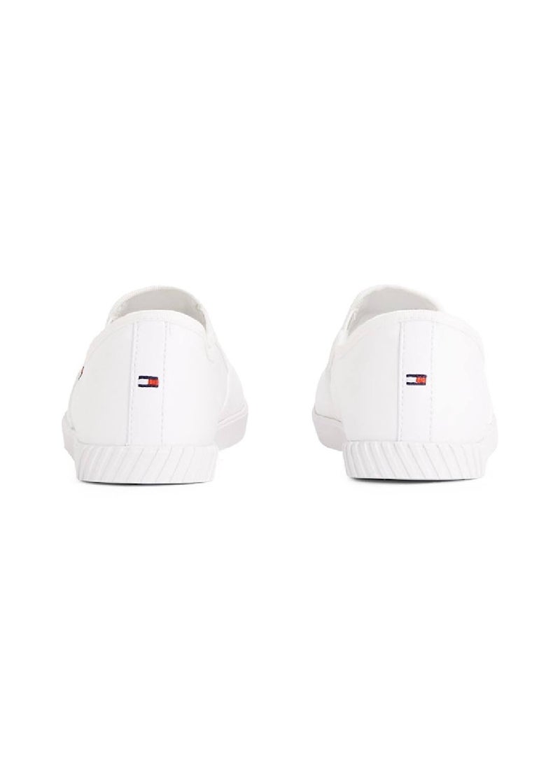 Women's Canvas Espadrilles- Cotton, White
