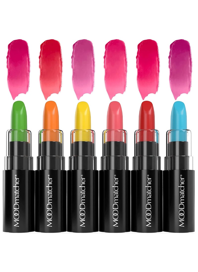 MOODmatcher original Color Changing Lipstick – 12 Hours Long-Lasting, Moisturizing, Smudge-Proof, Easy to Apply Creamy Lipstick, Glamorous Personalized Color, Premium Quality – Made in USA