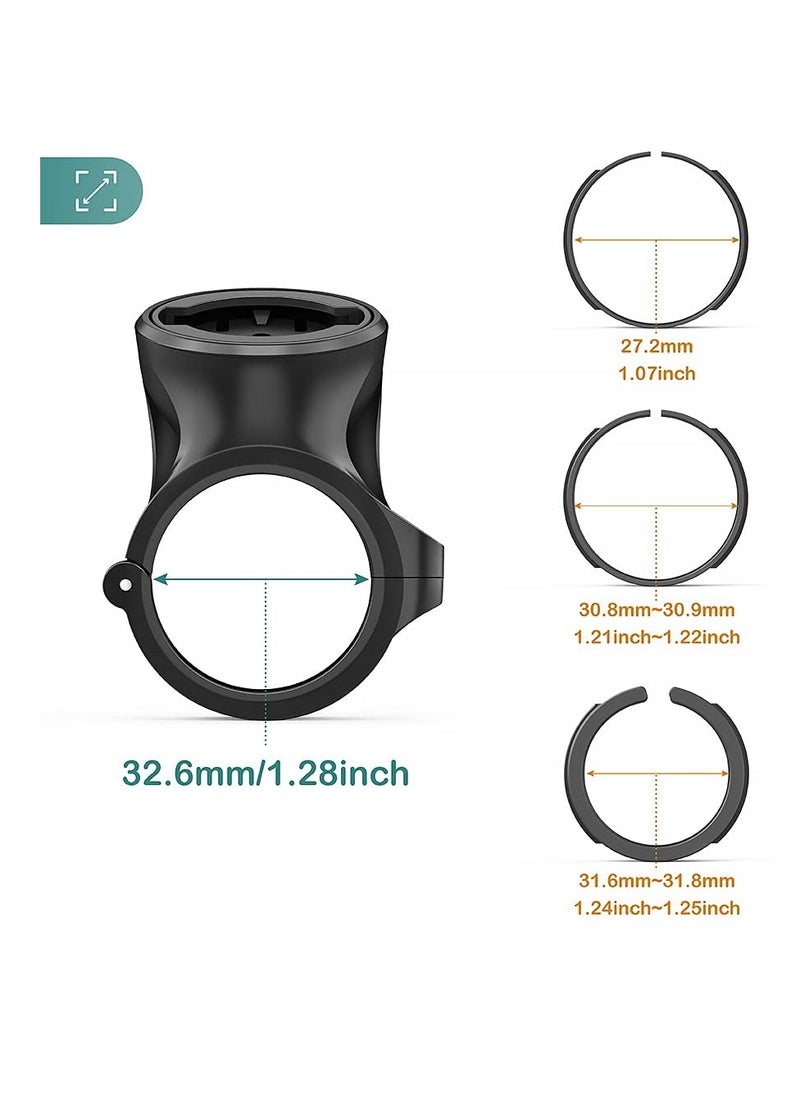 Seat Post Quarter Turn Mount, Compatible with Garmin Varia Rearview Bike Radar Tail Light RTL510 RTL515 RVR315 - Cycling 27.2mm 30.9mm 31.6mm Bars Seatpost Mounts - Bicycle Road MTB Accessories