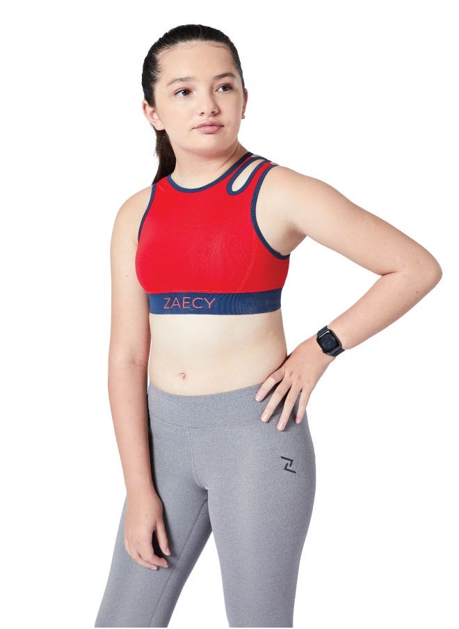 Girl's High-Support Sports Bra