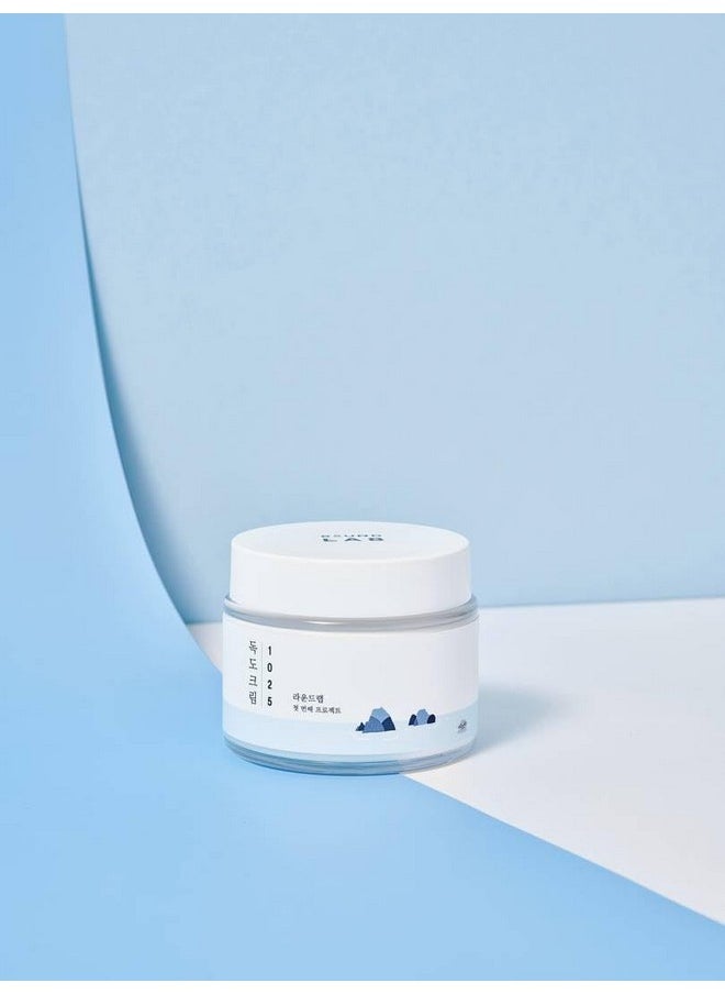 ROUND LAB 1025 Dokdo Cream | Facial Cream, Soothing, Moisturizing Cream (2.71fl.oz) (International Ver.)