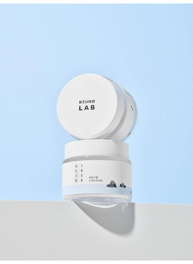 ROUND LAB 1025 Dokdo Cream | Facial Cream, Soothing, Moisturizing Cream (2.71fl.oz) (International Ver.)