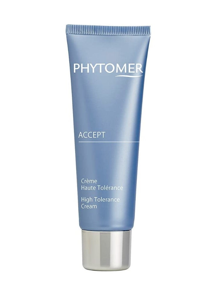 Phytomer Accept High Tolerance Hydrating Face Cream | Restoring Face Moisturizer | Calming, Soothing, Refreshing Skin Cream | 50 ml