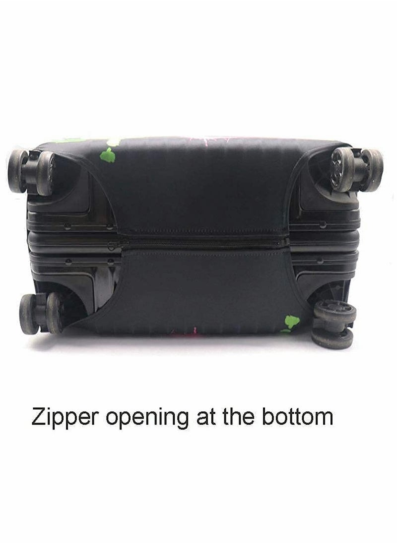Washable Luggage Cover for 22-24 Inch Suitcases, Anti-Scratch Protector for Travel Bags