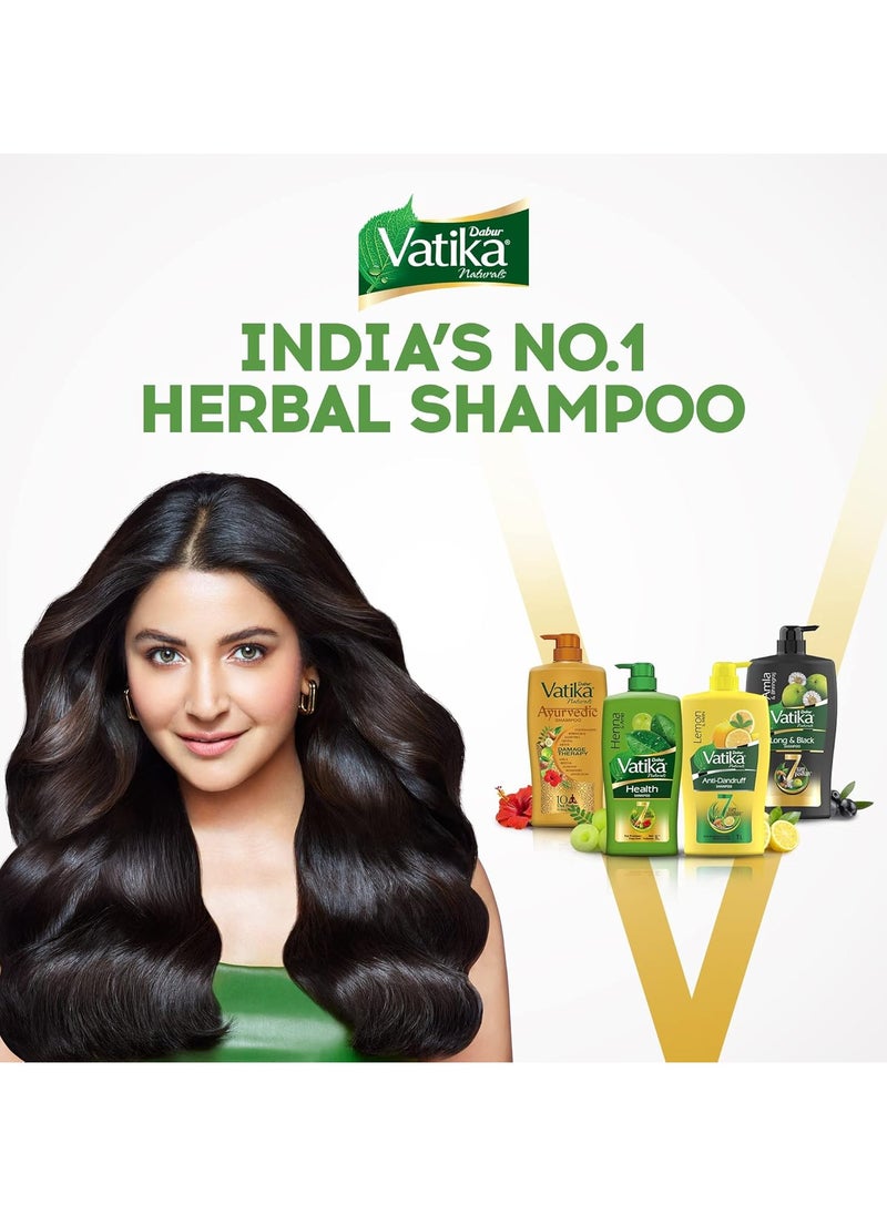 Health Shampoo - 1L | With 7 natural ingredients | For Smooth, Shiny & Nourished Hair | Repairs Hair damage, Controls Frizz | For All Hair Types | Goodness of Henna & Amla