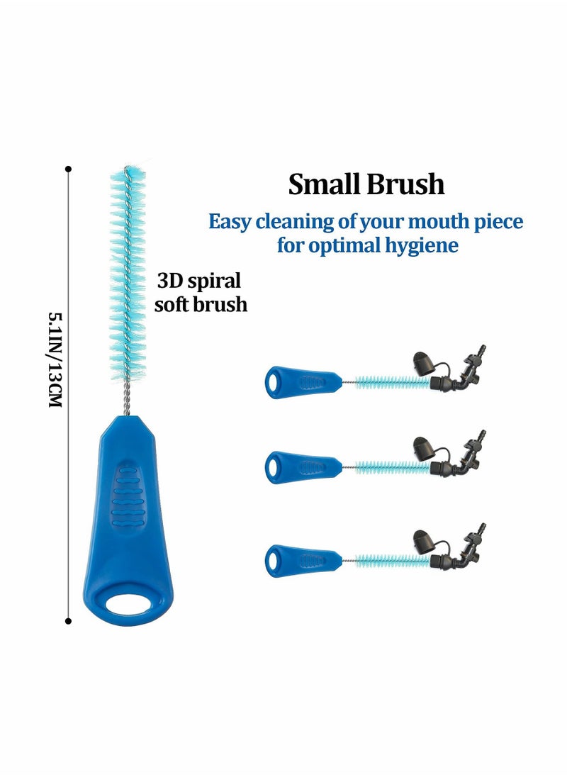 Hydration Bladder Cleaning Kit, 10 in 1 Water Bladders Cleaner Set with Flexible Long Brush for Hose, Small Bite Valve Brush, Big Brush, Collapsible Bladder Frame, Carrying Pouch