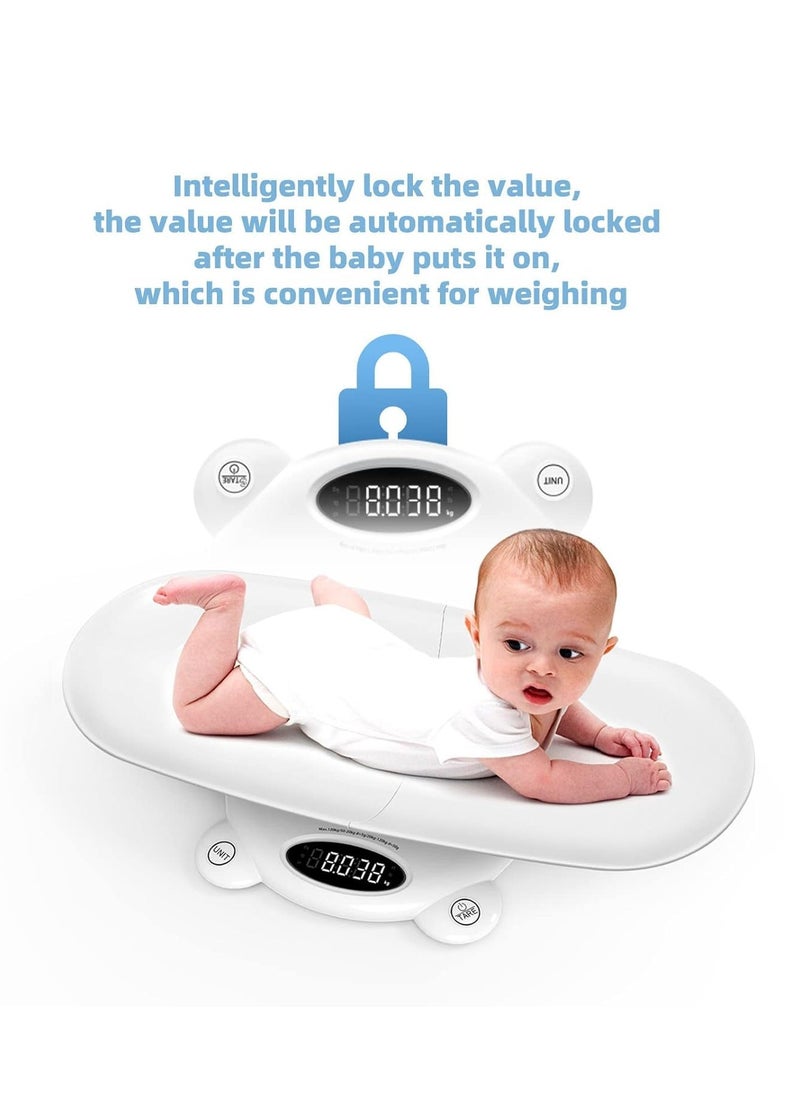 Digital Scale for Baby and Pet, Versatile Precision Weighing for Family Newborns Active Toddlers, Pets, Cats, and Dogs