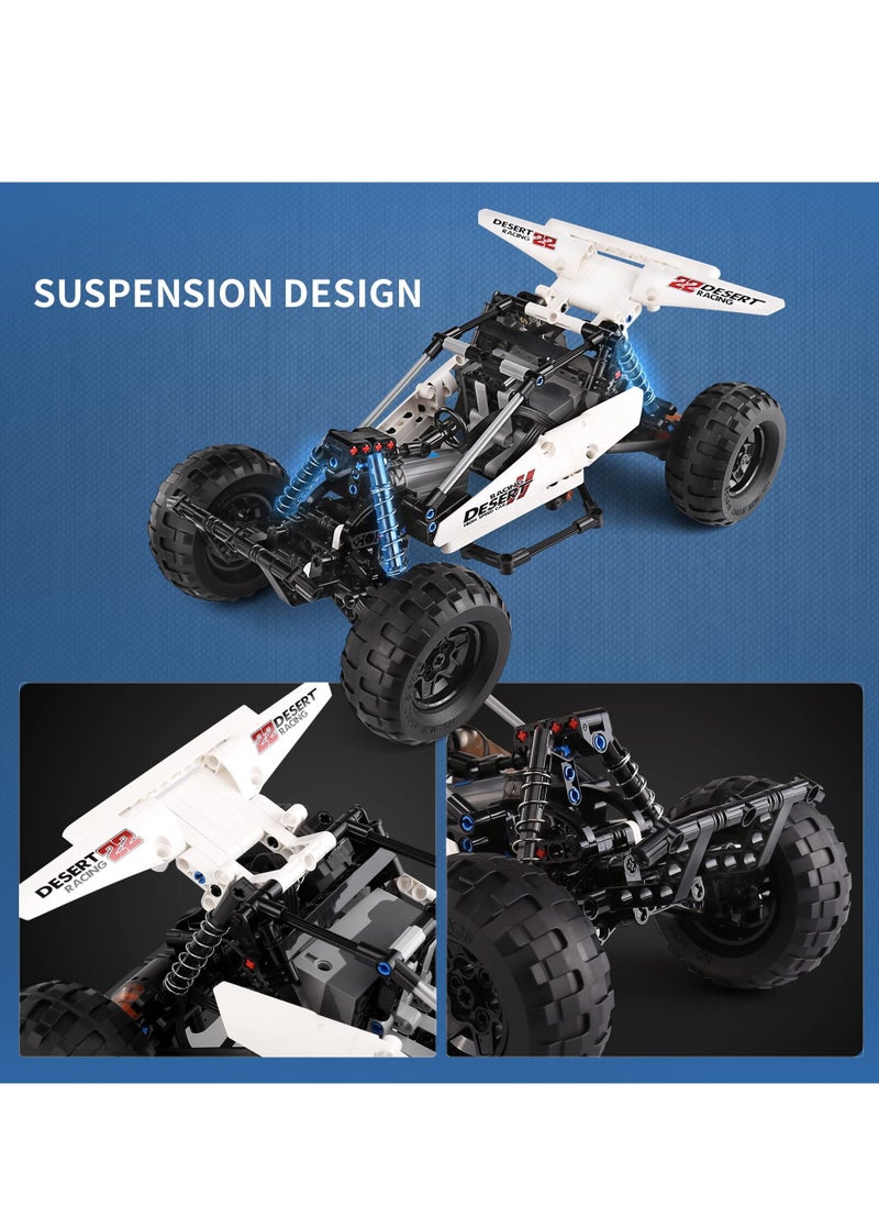 Off-Road Buggy Building Toy,APP Remote Control, Model Building Block The Mechanical Group Series For Extreme Offroad Vehicles,for Boys and Girls aged 8+,394 Pcs