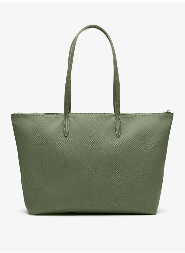 Lacoste bag Women's L12.12 Concept Fashion Versatile Large Capacity Large Size Zipper Handheld Shoulder Bag Tote Bag Large  45cm * 30cm * 12cm