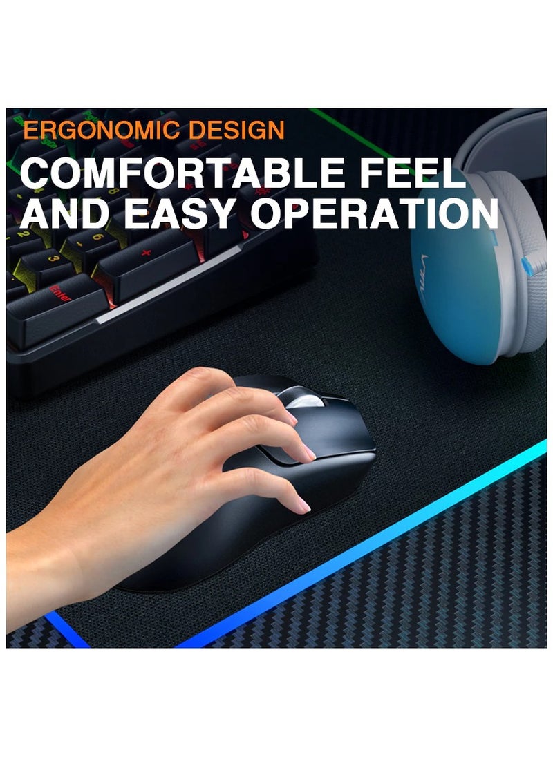 AULA SC580 Wireless Mouse Bluetooth/2.4G/Type-C 500mAh Battery With 6-speed DPI Support for Games