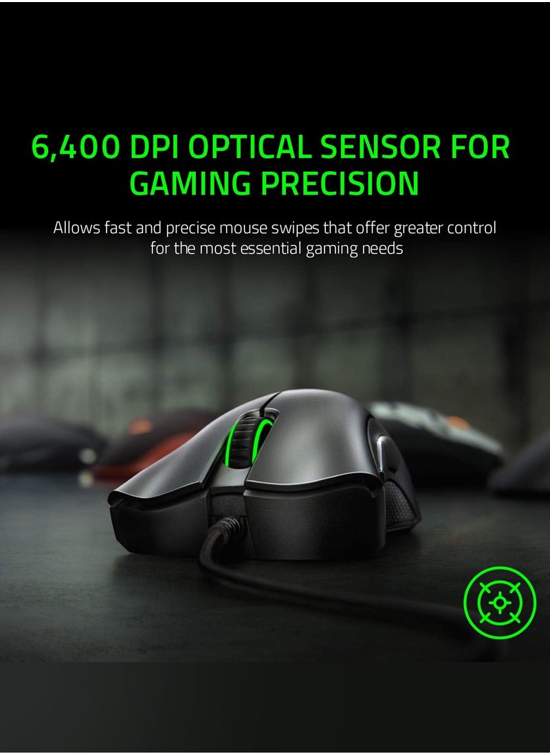 2Packs High-Performance Gaming Mouse – Precision Optical Sensor, Ergonomic Design, and Customizable Buttons - White Black Color