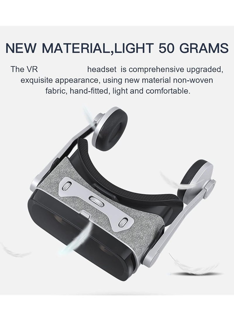 Immerse Yourself in VR with Adjustable 3D Headset Remote Compatible with Smartphones for 47 to 60 Inch Screens