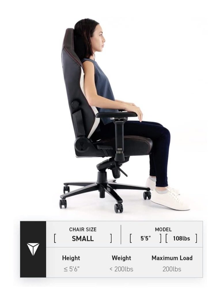 Secretlab Titan Evo BLK3 Gaming Chair - Reclining - Ergonomic & Comfortable Computer Chair with 4D Armrests - Magnetic Head Pillow & 4-Way Lumbar Support - Small - Black - Fabric
