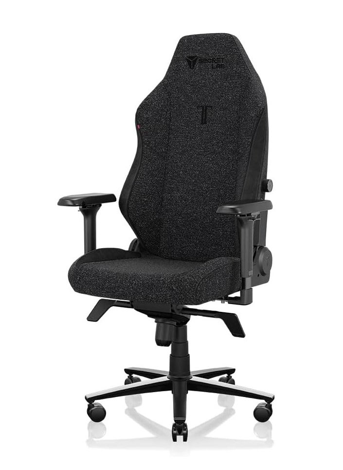 Secretlab Titan Evo BLK3 Gaming Chair - Reclining - Ergonomic & Comfortable Computer Chair with 4D Armrests - Magnetic Head Pillow & 4-Way Lumbar Support - Small - Black - Fabric