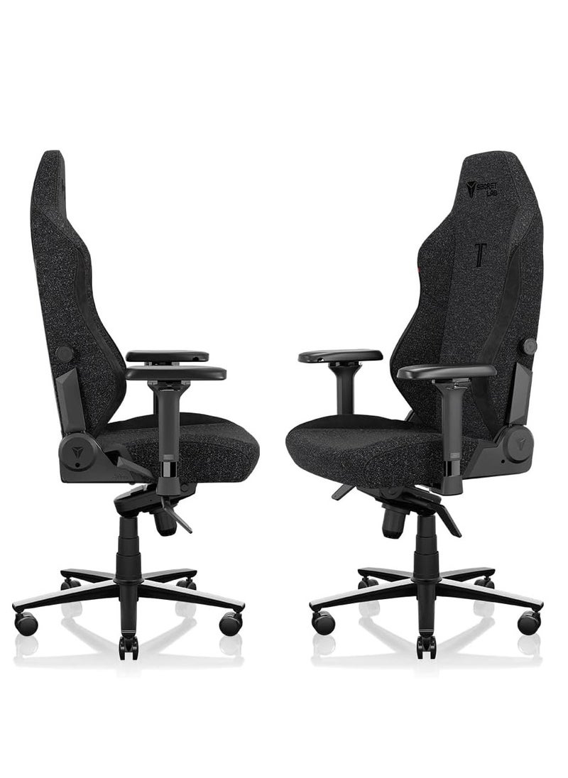 Secretlab Titan Evo BLK3 Gaming Chair - Reclining - Ergonomic & Comfortable Computer Chair with 4D Armrests - Magnetic Head Pillow & 4-Way Lumbar Support - Small - Black - Fabric