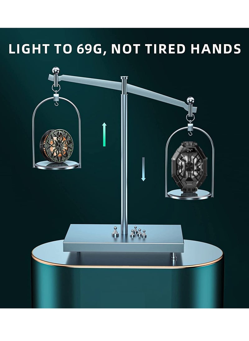 Magnetic Mobile Phone Cooler,Semiconductor Heatsink 15W high power intelligent temperature control Larger Cooling Area Quieter Portable Cooling Fan for iPhone/ Android/ Tablet/ iPad