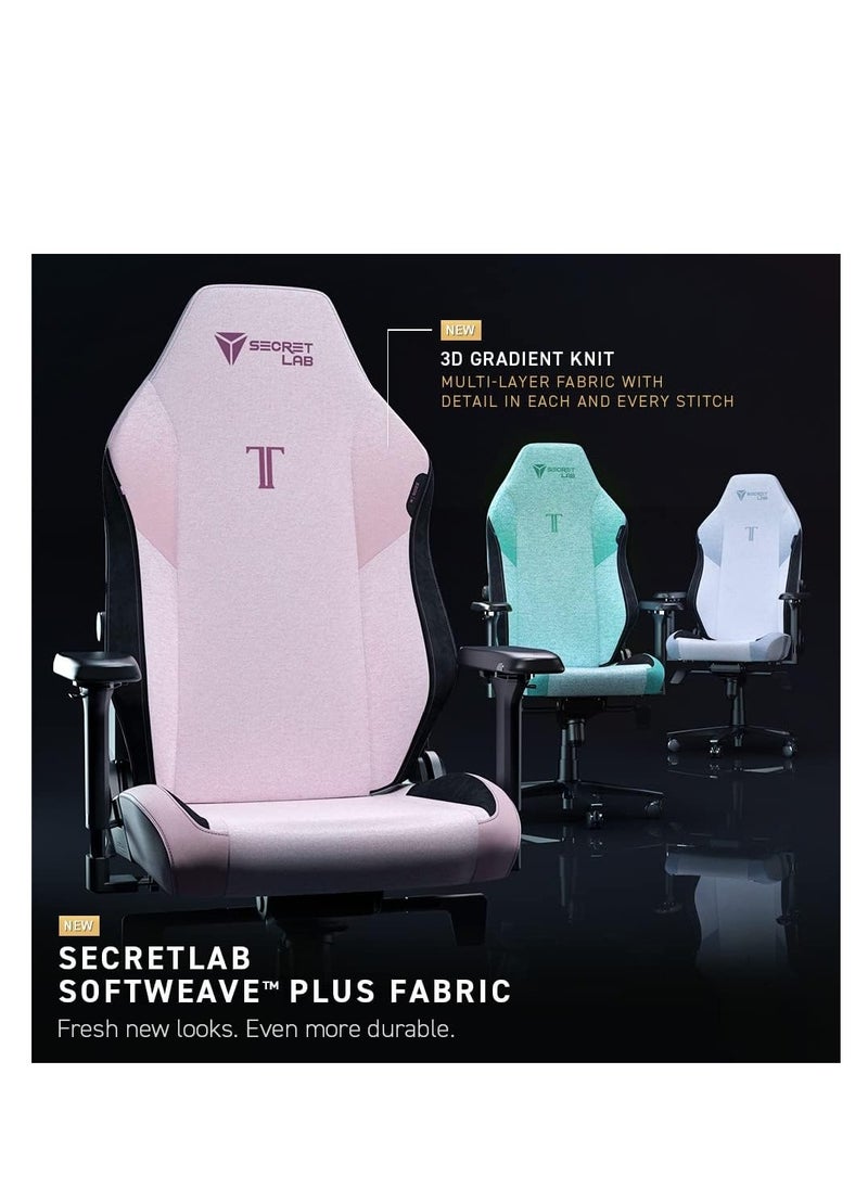 Secretlab Titan Evo Mint Green Gaming Chair - Reclining - Ergonomic & Comfortable Computer Chair with 4D Armrests - Magnetic Head Pillow & 4-Way Lumbar Support - Regular - Green - Fabric