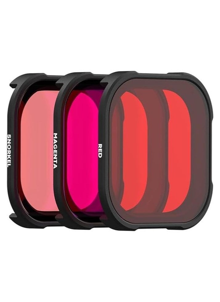 PolarPro DiveMaster 3-Pack Filter Kit for GoPro HERO9/10/11 Black Protective Housing