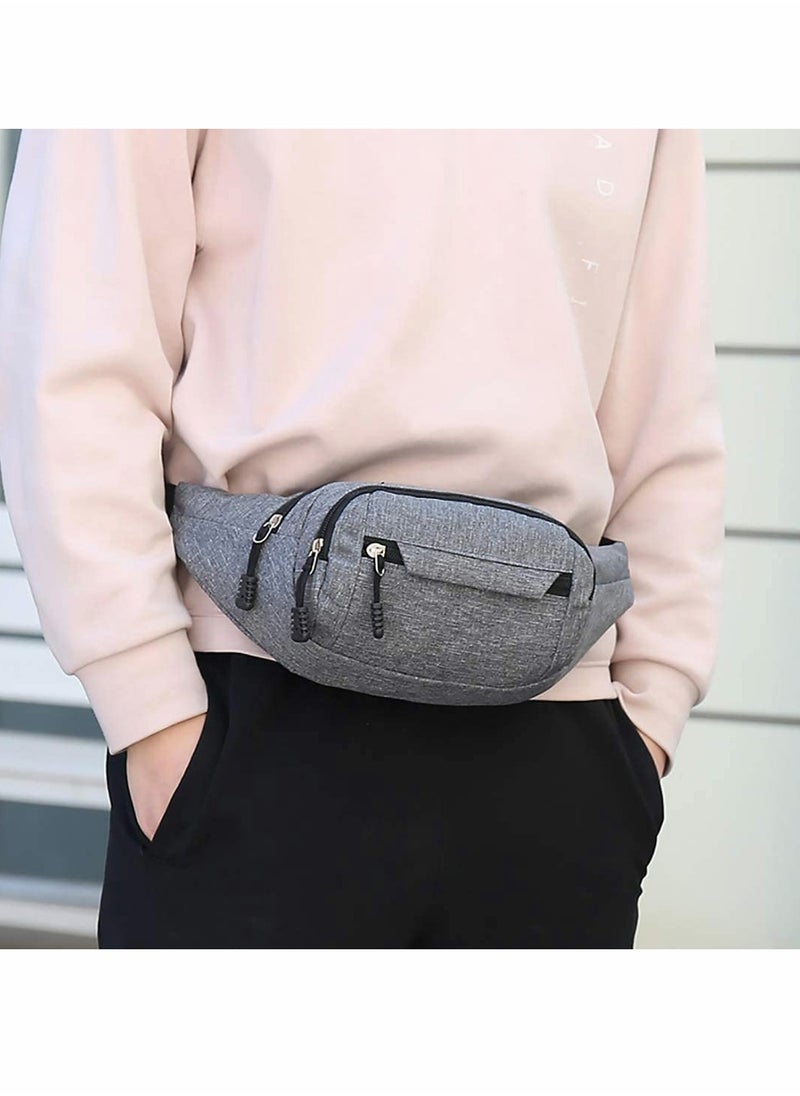Sports Waist Bag Uni PackWater Proof Pack and Wear-Resistant 4 Pockets Large Capacity Runner Gifts Travel PackOutdoor Sports Waist Bag