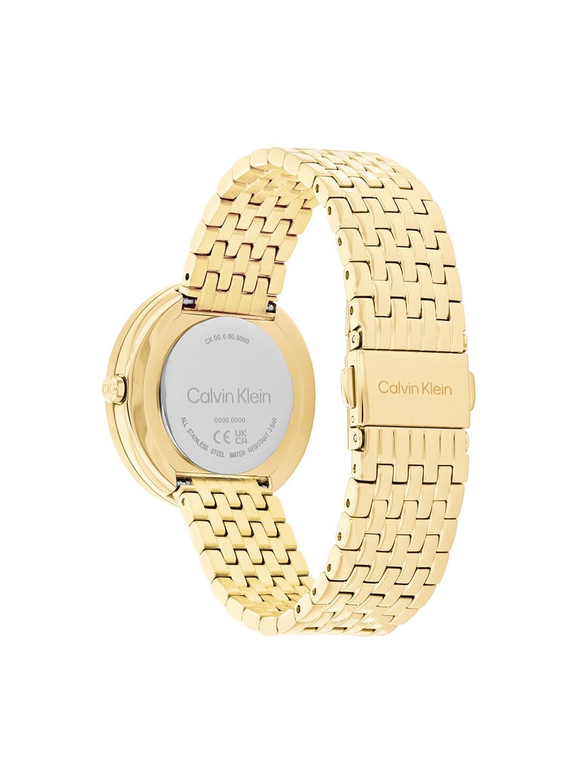 Twisted Bezel Analog Watch