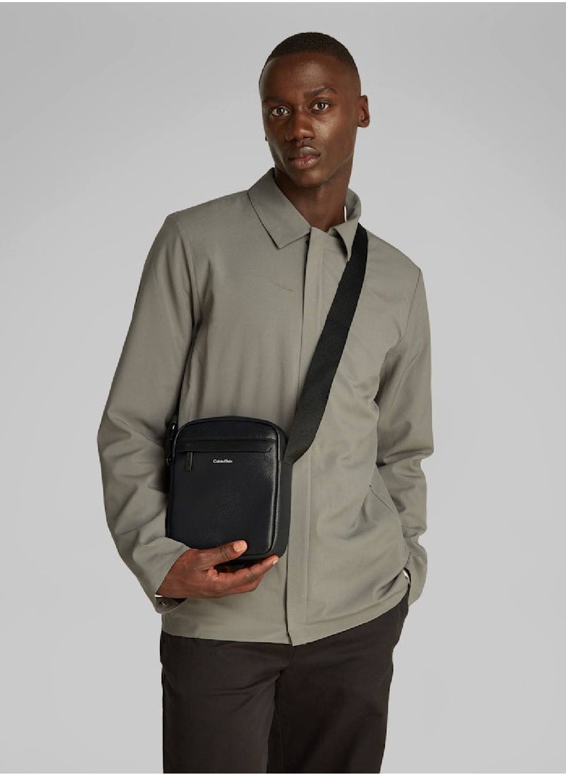 Men's Reporter Bag - Polyester Blend, Black