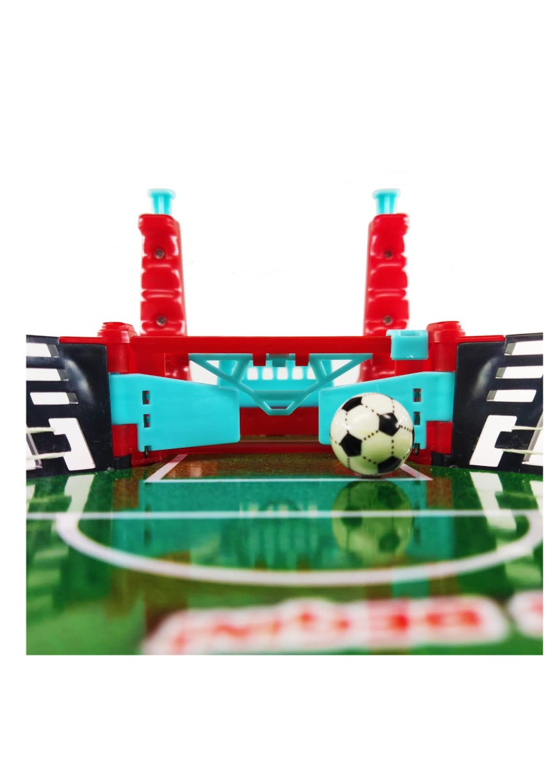 Mini Table Soccer Game, Football Table Interactive Game, Table Top Foosball Desktop Sport Board Game for Adults Kids Family Game Night Fun