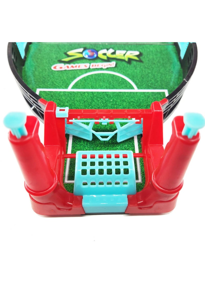 Mini Table Soccer Game, Football Table Interactive Game, Table Top Foosball Desktop Sport Board Game for Adults Kids Family Game Night Fun