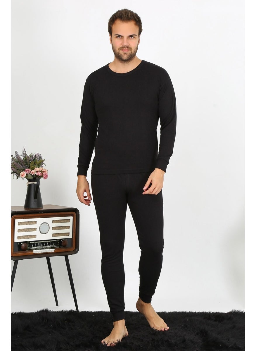 Men's Cotton Black Underwear Set 19103